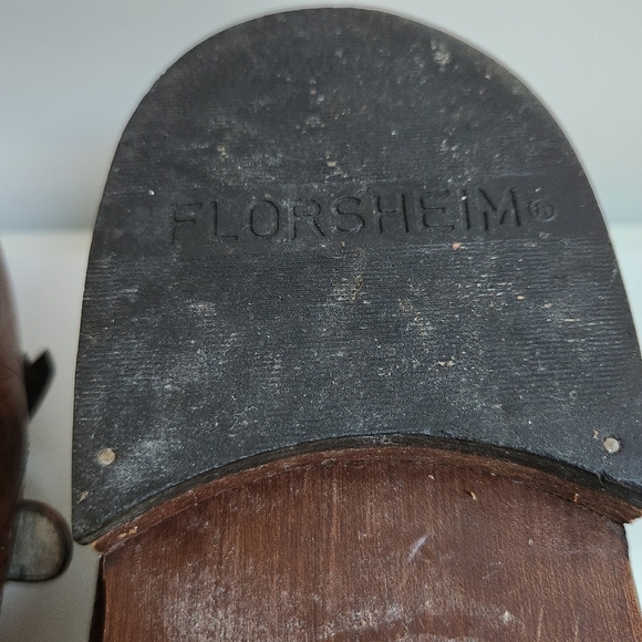 Florsheim Barletta Series Men's Brown Leather Wingtip Loafer Size 9D - Picture 12 of 12